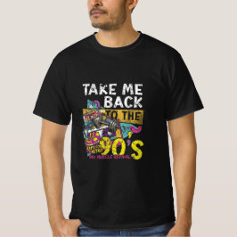 Neem me terug gym ontwerp heren t-shirt
