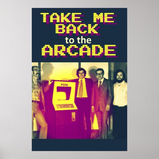 Neem me terug naar het Arcade Poster (Voorkant)