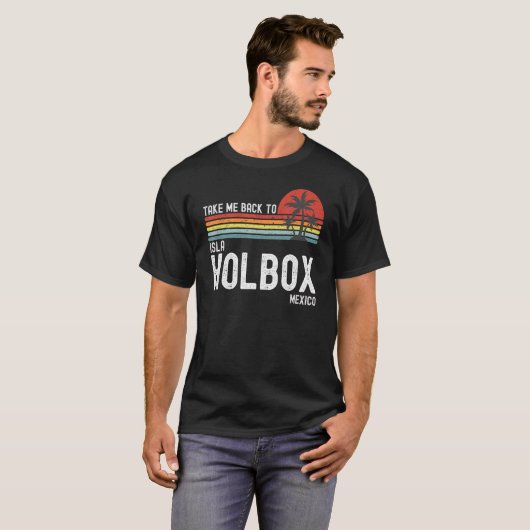 Neem me terug naar Isla Holbox  Vacatio Mexico T-shirt (Voorkant volledig)