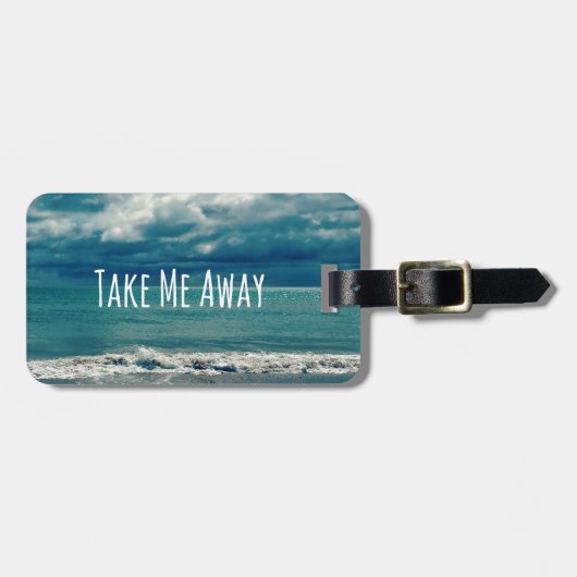 Neem me weg prijsopgave bagagelabel (Voorkant horizontaal)