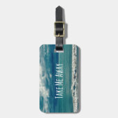 Neem me weg prijsopgave bagagelabel (Voorkant verticaal)