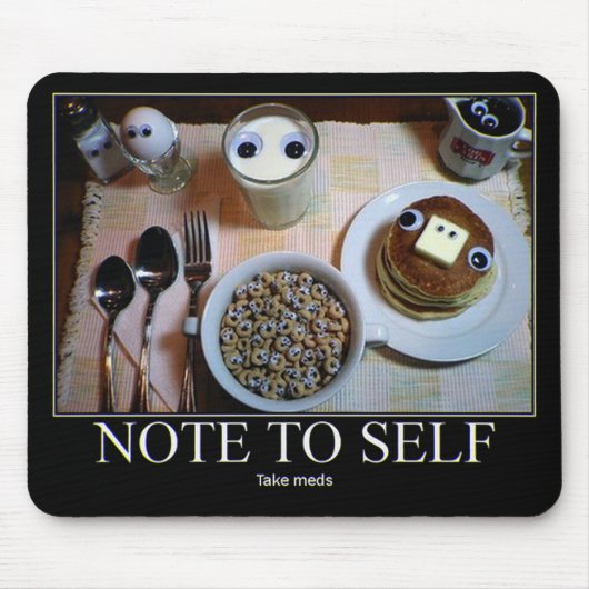 Neem Meds! Mousepad! Muismat (Voorkant)