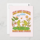 Neem meer mogelijkheden, Dance Meer Dances Briefkaart (Voorkant / Achterkant)