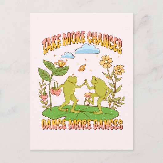 Neem meer mogelijkheden, Dance Meer Dances Briefkaart (Voorkant)