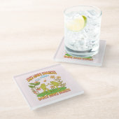 Neem meer mogelijkheden, Dance Meer Dances Glazen Onderzetter (Schuin)