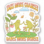 Neem meer mogelijkheden, Dance Meer Dances Sticker (Voorkant)