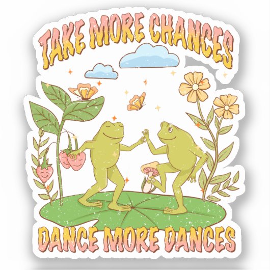 Neem meer mogelijkheden, Dance Meer Dances Sticker (Voorkant)