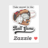 Neem Meowt mee naar het balspel - Verkoopvoordeel Sticker (Vel)