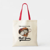 Neem Meowt mee naar het balspel - Verkoopvoordeel  Tote Bag (Achterkant)