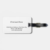 Neem mijn bagage mee bagagelabel (Achterkant horizontaal)