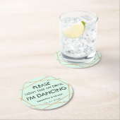 Neem mijn Drink bruiloft Onderzetter niet | Aangep (Insitu)