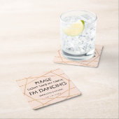 Neem mijn Drink bruiloft Onderzetter niet | Aangep (Insitu)