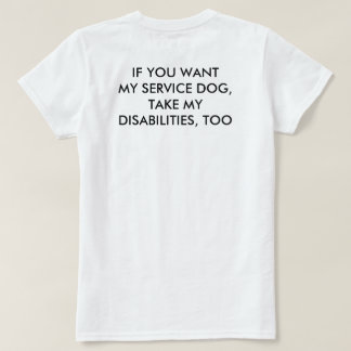 Neem mijn handicap t-shirt