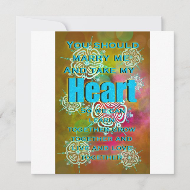 Neem mijn hart (Voorkant)