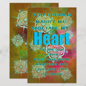 Neem mijn hart briefpapier (Voorkant / Achterkant)