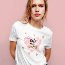 Neem mijn hart | Gelukkige Valentijnsdag Modern Gi T-shirt