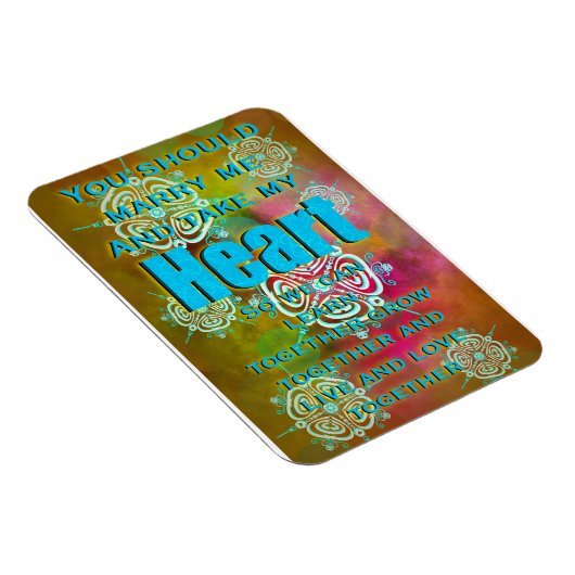 Neem mijn hart magneet (Rechterzijde)