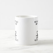 Neem mijn koffie serieus Grappige mok (Center)
