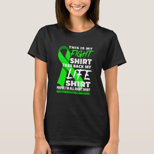 Neem mijn leven neurofibromatose bewustzijn terug t-shirt (Voorkant)