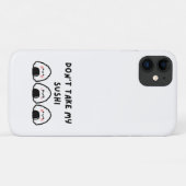 Neem mijn sushi niet Case-Mate iPhone case (Achterkant (horizontaal))