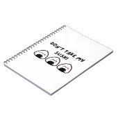 Neem mijn sushi niet notitieboek (Linkerzijde)