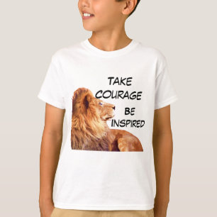 Neem moed, wees moedig!_ t-shirt