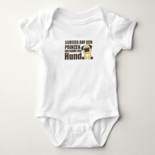 Neem niet de prins, ik neem de hond Pug Romper