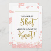 Neem Nog Een Shot Ze Krijgt Een Trouwring Bord (Voorkant / Achterkant)