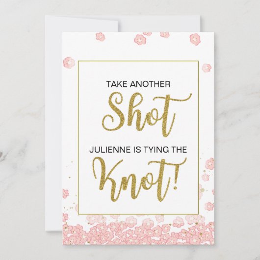 Neem Nog Een Shot Zij Krijgt De Knoop Door Sign (Voorkant)