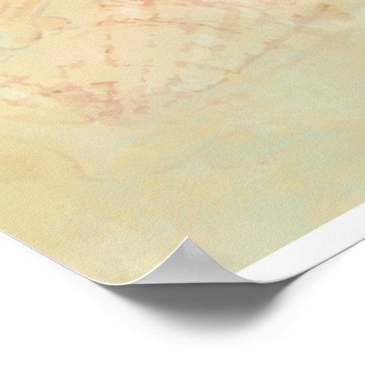 Neem nooit het Zee weg van me Citaat met Beach Poster (Hoek)