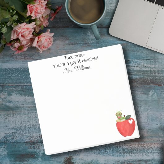 Neem nota Je bent een geweldige leraar,Docenten Wa Post-it® Notes