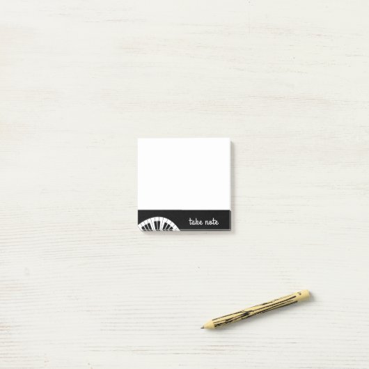 "Neem nota" Musical Post-it Notes (Op bureau)