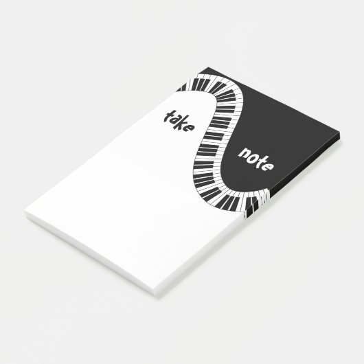 "Neem nota" Musical Post-it Notes (Schuin)