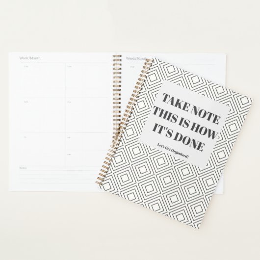 Neem nota van Planner (Display)