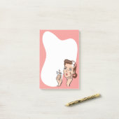 Neem nota van terugtrekken post-it® notes (Op bureau)