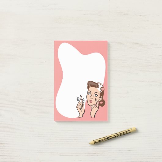 Neem nota van terugtrekken post-it® notes (Op bureau)