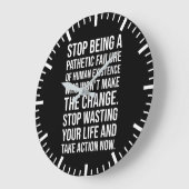 Neem nu actie - Gym, Hustle, Succes, Motivatie Grote Klok (Hoek)