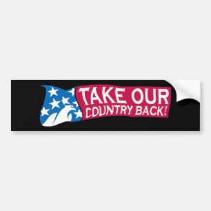 Neem ons land terug bumpersticker