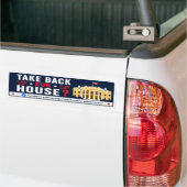 Neem Ons Witte Huis Weer Bumpersticker (Op Truck)