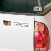 Neem onze moslimleider mee bumpersticker (Op Truck)