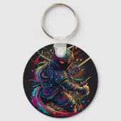 Neem overal uw Ninja Cat mee met een Sleutelhanger (Achterkant)