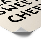 Neem plaats, schatje poster (Hoek)