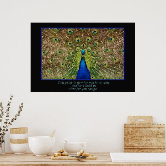 Neem Pride in jezelf Poster (Keuken)