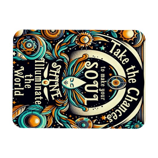 Neem risico's magneet (Horizontaal)