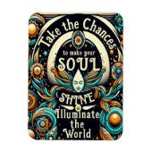 Neem risico's magneet (Verticaal)