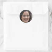 Neem risico's ronde sticker (Tas)