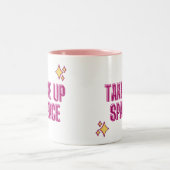 NEEM RUIMTE IN BESLAG TWEEKLEURIGE KOFFIEMOK (Center)