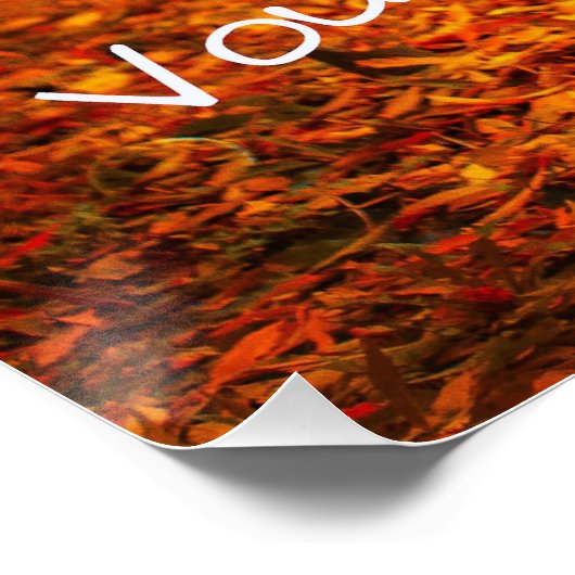 "Neem Soin De U" Ininspirerende muurschildering Perfect Poster (Hoek)