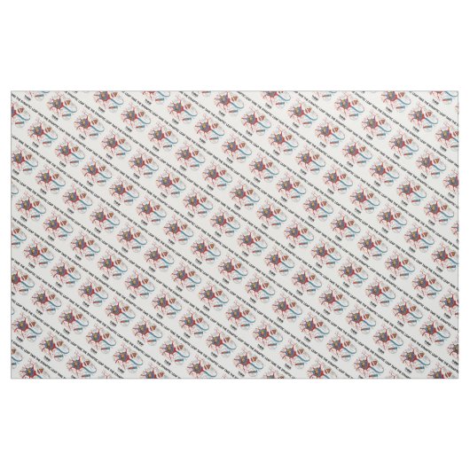 Neem Synaptic Leap Think Neuron Synapse Stof (Yard (91,4 cm))