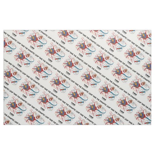 Neem Synaptic Leap Think Neuron Synapse Stof (Fat Quarter)